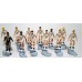Subbuteo Andrew Table Soccer AC Milan away kit only 12 figures,no bases,no box
